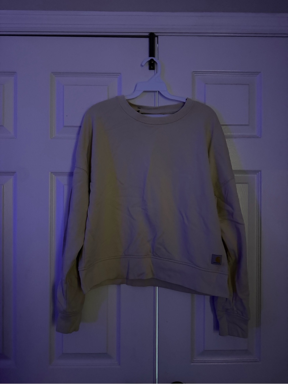 Carhartt Women's Crewneck Sweatshirt — Light Tan